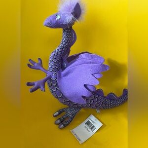 ANNALEE Purple Dragon Figure Poseable 12” 2020 TAG NEW #311720 felt doll RARE